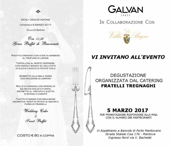 Evento-Degustazione in collaborazione con Villa di Bagno